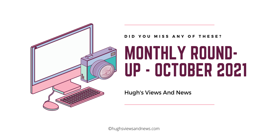 Banner for the blog post 'Monthly Round-up - October 2021'